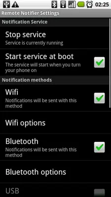 Remote Notifier android App screenshot 1